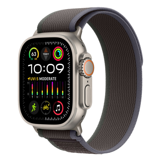 Умные часы Apple Watch Ultra 2 GPS+Cellular 49mm Titanium Case  Blue/Black Trail Loop S/M