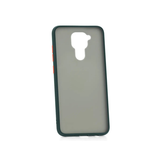 Силиконовый чехол Skin Shell для Xiaomi Note 10 Pro Темно-Зеленый