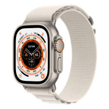 Apple Watch Ultra Умные часы Apple Watch Ultra GPS+Cellular 49mm Titanium Case with Starlight Alpine Loop M watch