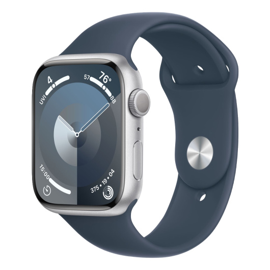 Умные часы Apple Watch Series 9 41 мм GPS+Cellular Aluminium Case Sport Band Серебристый M/L 