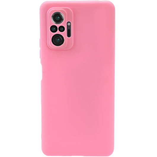 Силиконовый чехол для Xiaomi Note 10 Pro розовый