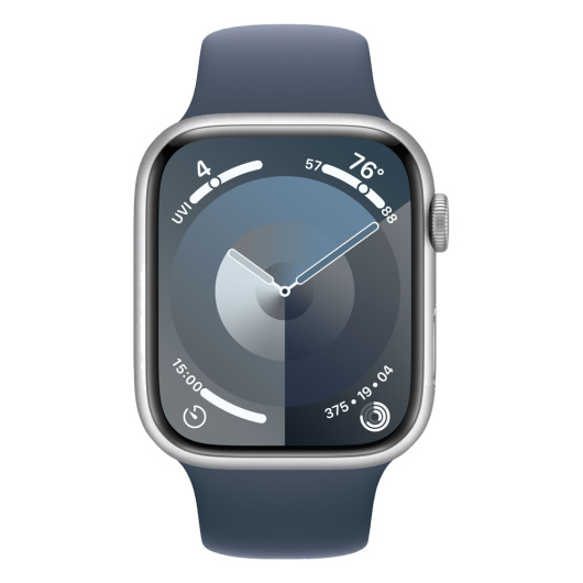 Умные часы Apple Watch Series 9 45 мм Aluminium Case Sport Band Серебристый L