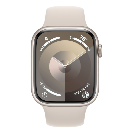 Умные часы Apple Watch Series 9 45 мм Aluminium Case Sport Band Сияющая звезда S/M