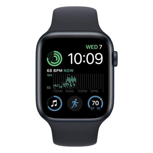 Умные часы Apple Watch Series SE Gen 2 40мм Aluminum Case with Sport Band Темная ночь M/L