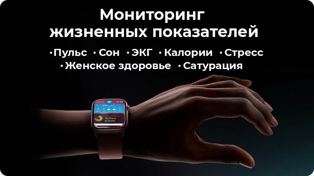 Умные часы Apple Watch Series 9 41 мм GPS+Cellular Aluminium Case Sport Band Красный S/M