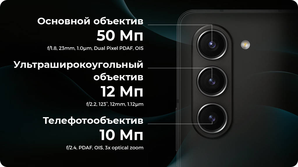 Samsung Galaxy Z Fold 5 12/512 ГБ F946B Черный фантом